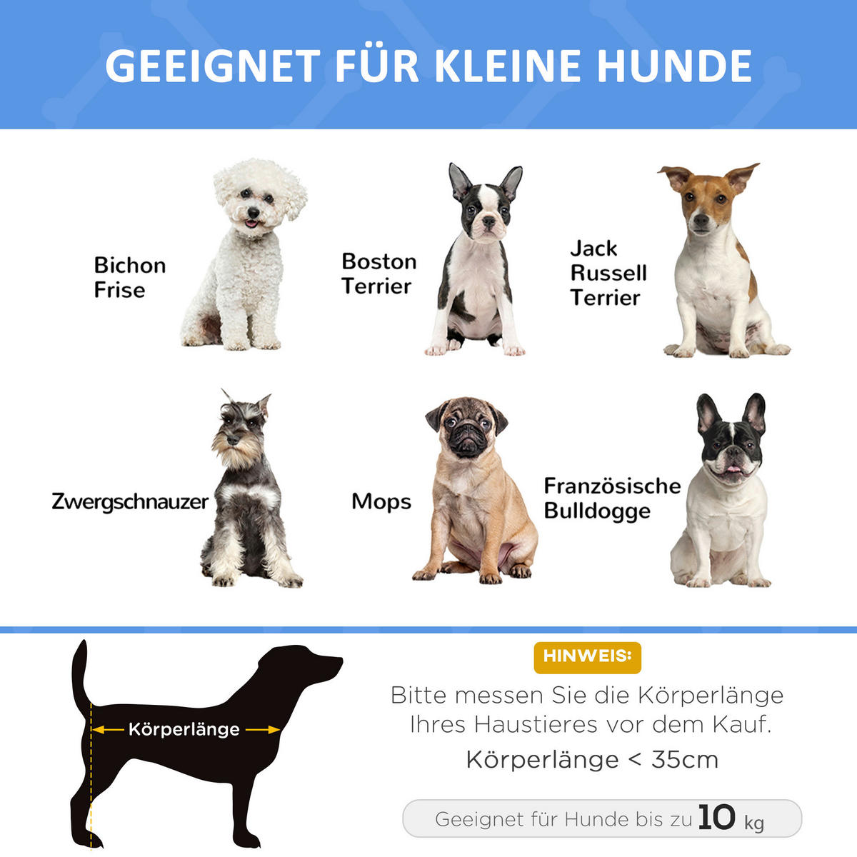 PawHut Haustierbett natur Polyester B/H/L: ca. 40x25x72 cm Haustierbett - hellgrau/natur (72,00/40,00/25,00cm) - PawHut