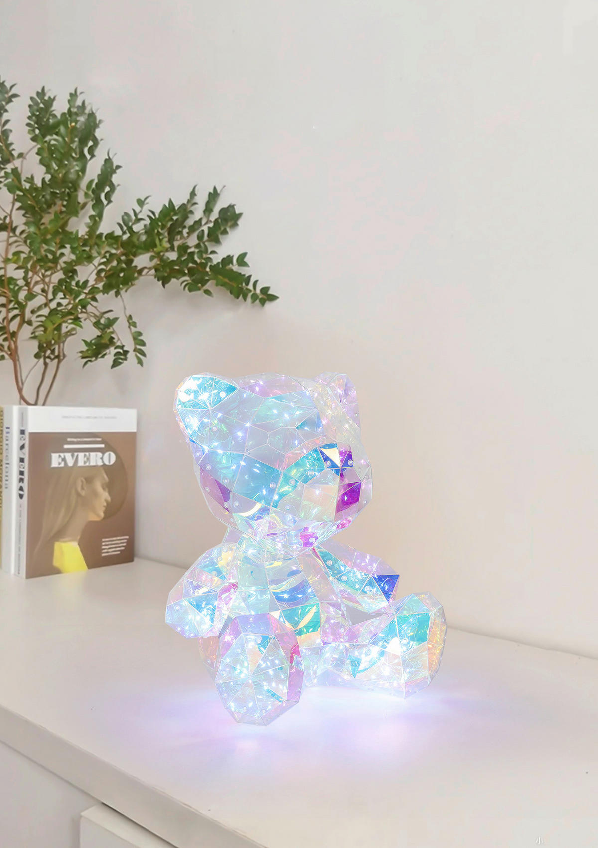 LED-Dekoleuchte transparent Kunststoff B/H/L: ca. 32x40x29 cm Bär - transparent (29,00/32,00/40,00cm)