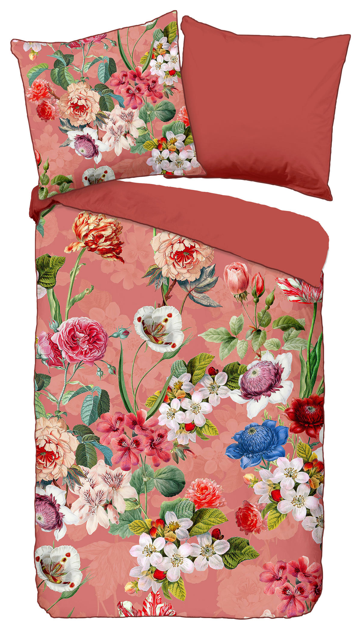 Baumwoll Bettwäsche Amalia Satin Amalia - terra (155,00/220,00cm) - Descanso