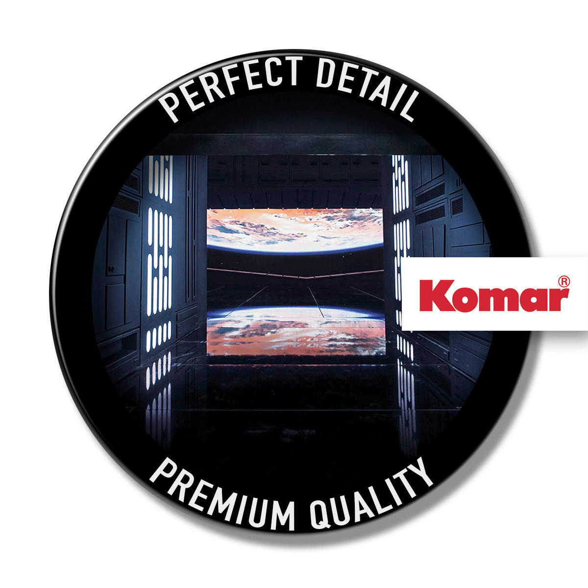 Komar Fototapete Star Wars Death Star Floor B/L: ca. 400x250 cm Star Wars Death Star Floor - (400,00/250,00cm) - Komar