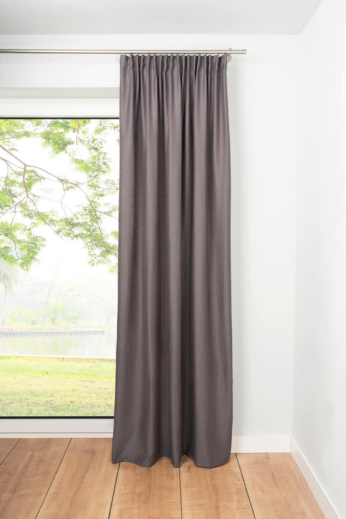 Kombivorhang BALANCE grau B/L: ca. 135x300 cm BALANCE - grau (135,00/300,00cm)