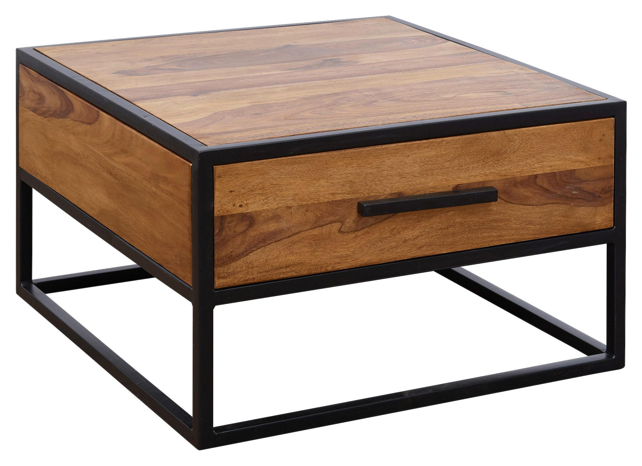 Couchtisch braun B/H/T: ca. 65x38x65 cm Couchtisch - braun (65,00/38,00/65,00cm) - Wohnling