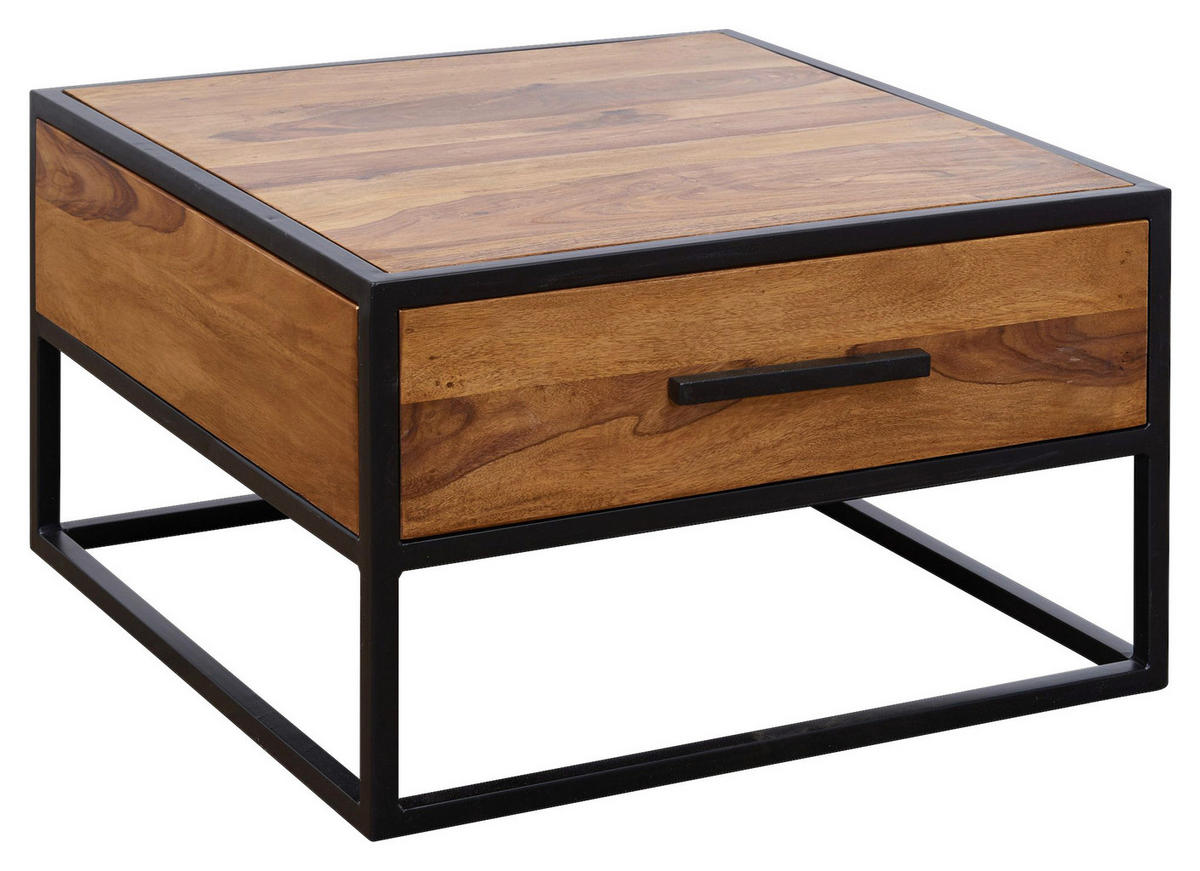 Couchtisch braun B/H/T: ca. 65x38x65 cm Couchtisch - braun (65,00/38,00/65,00cm) - Wohnling