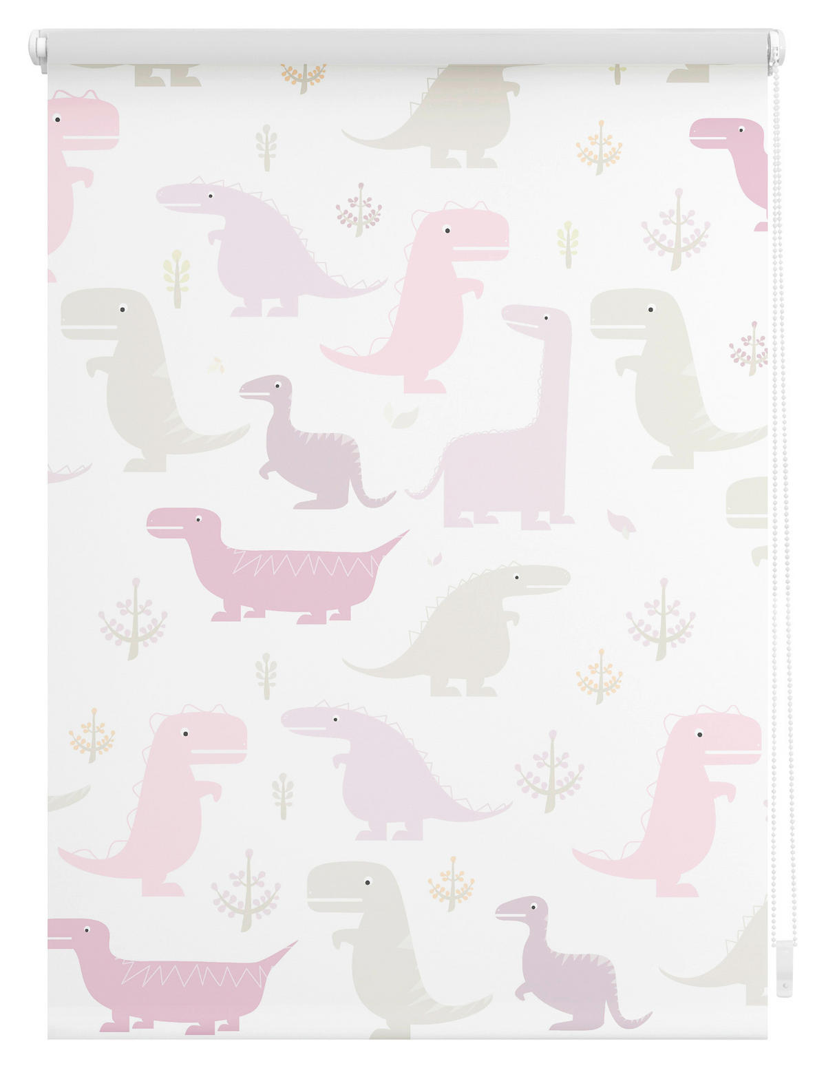 Verdunkelungsrollo Dinos pink B/L: ca. 90x150 cm Dinos - pink (90,00/150,00cm) - LICHTBLICK