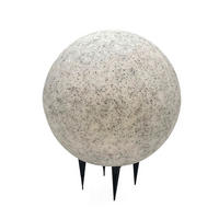 Außenleuchte stein B/H/L: ca. 25x28x25 cm GARDENBALL - stein (25,00/25,00/28,00cm) - Lamkur