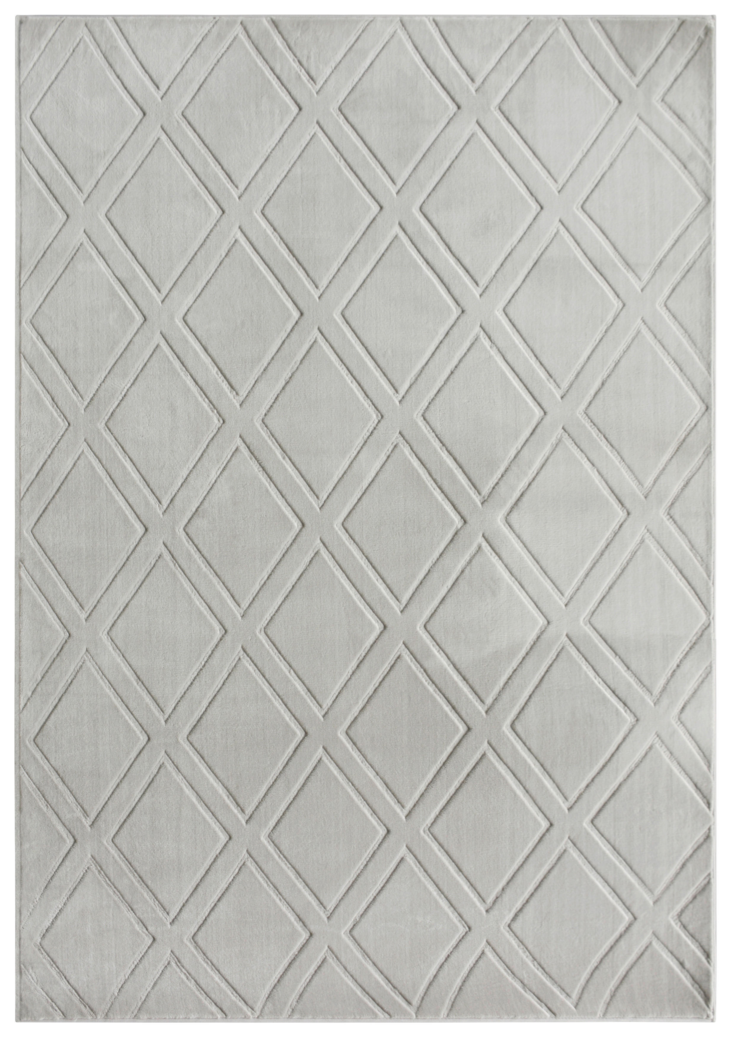 Teppich Monaco silber B/L: ca. 80x150 cm Monaco - silber (80,00/150,00cm)
