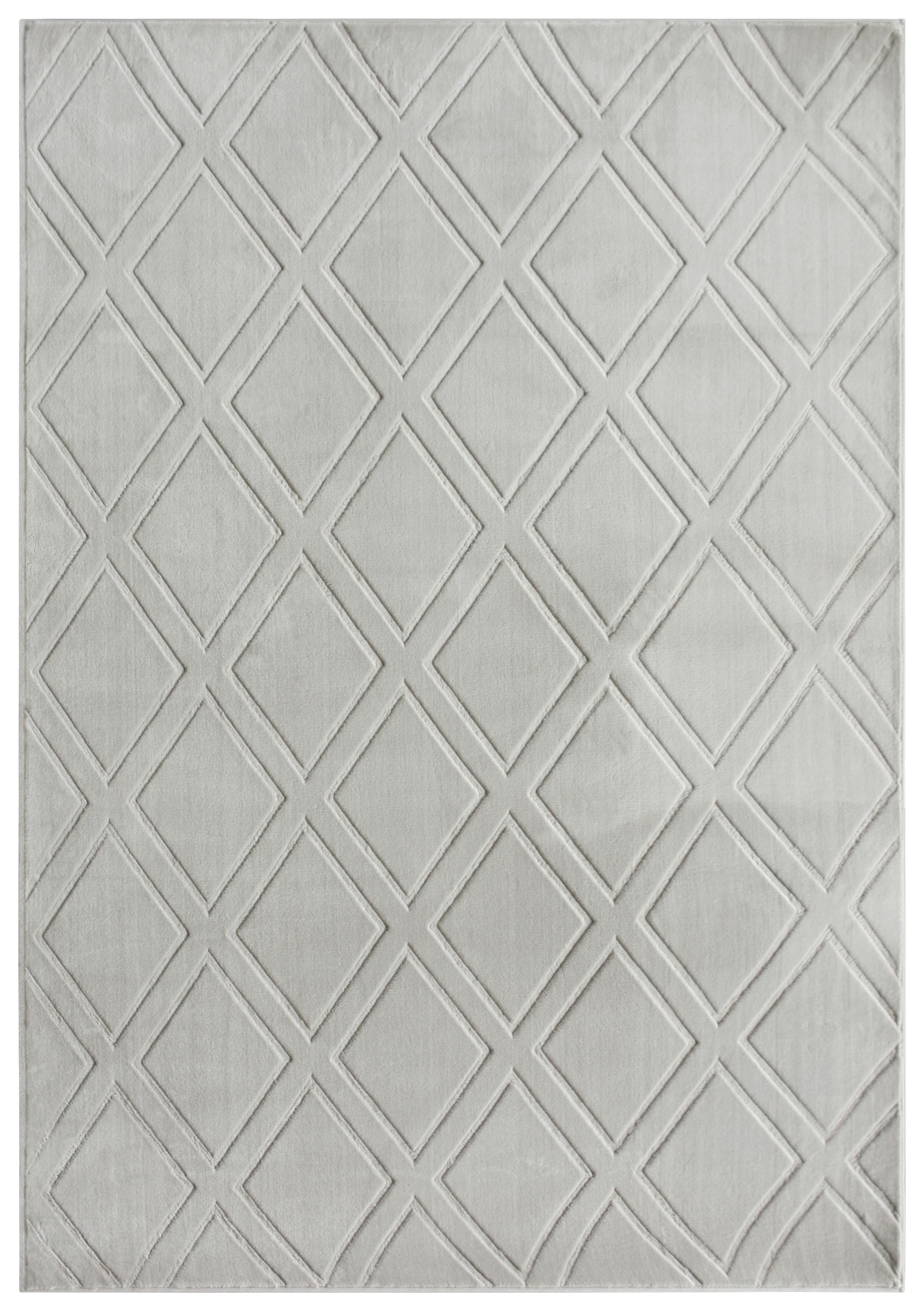 Teppich Monaco silber B/L: ca. 120x160 cm günstig online kaufen