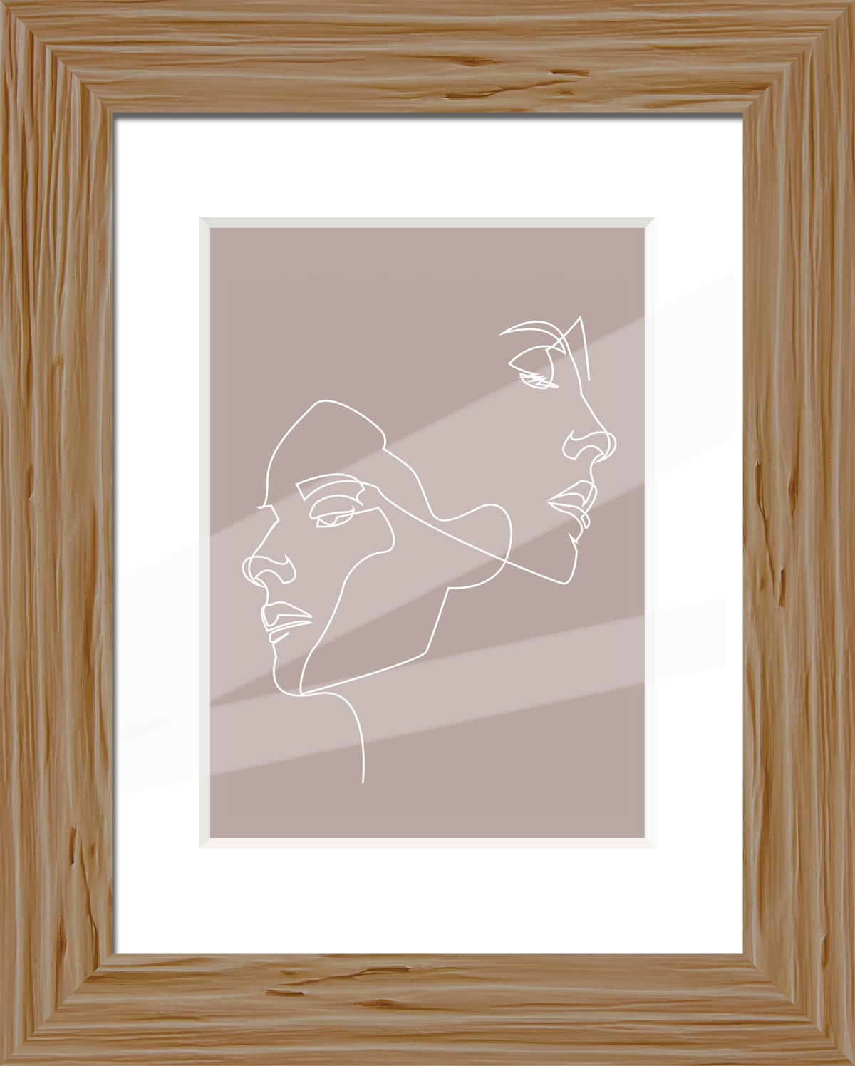 Bilderrahmen natur Holz B/L: ca. 18x24 cm Holzrahmen_Nordic 18x24 - natur (18,00/24,00cm)