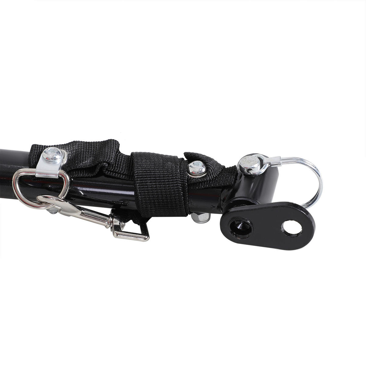 HOMCOM Fahrradanhänger schwarz schwarz B/H/L: ca. 88x60x140 cm Fahrradanhänger 5550-3432 - schwarz (140,00/88,00/60,00cm) - HOMCOM