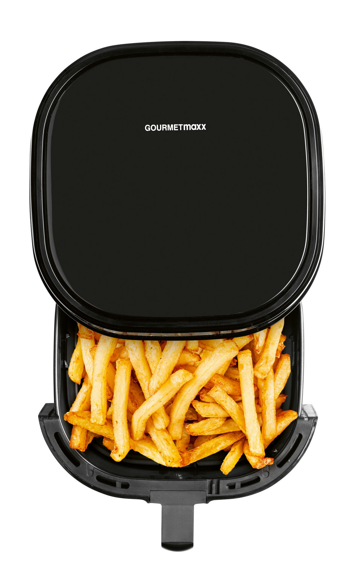 GOURMETmaxx Heißluftfritteuse Heißluftfritteuse - schwarz (26,50/34,40/30,50cm) - GOURMETmaxx