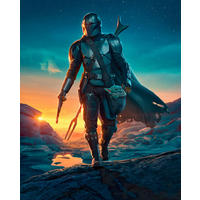 Komar Fototapete The Mandalorian Gunslingers B/L: ca. 200x250 cm The Mandalorian Gunslingers - (200,00/250,00cm) - Komar