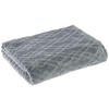 Flanelldecke Flanelldecke_Diamant 140x180cm silb - silber (140,00/180,00cm)