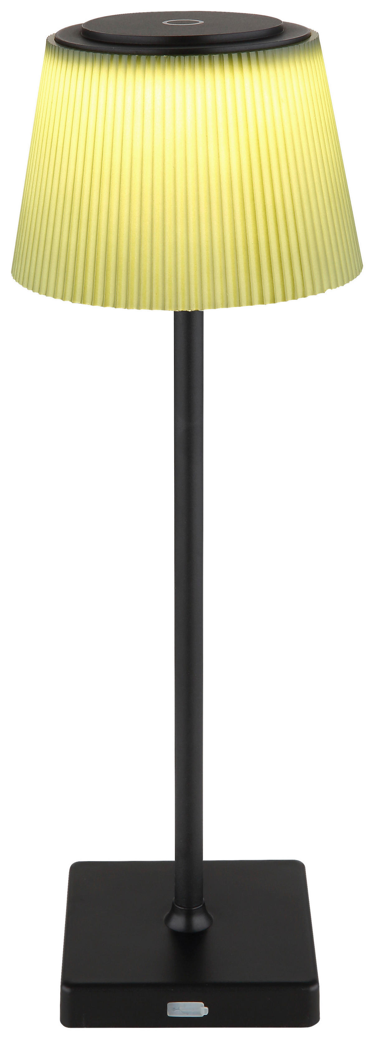 GLOBO LED-Tischleuchte braun mattschwarz Metall Kunststoff H/D: ca. 38x13 cm GREGOIR - braun/mattschwarz (13,00/38,00cm) - GLOBO