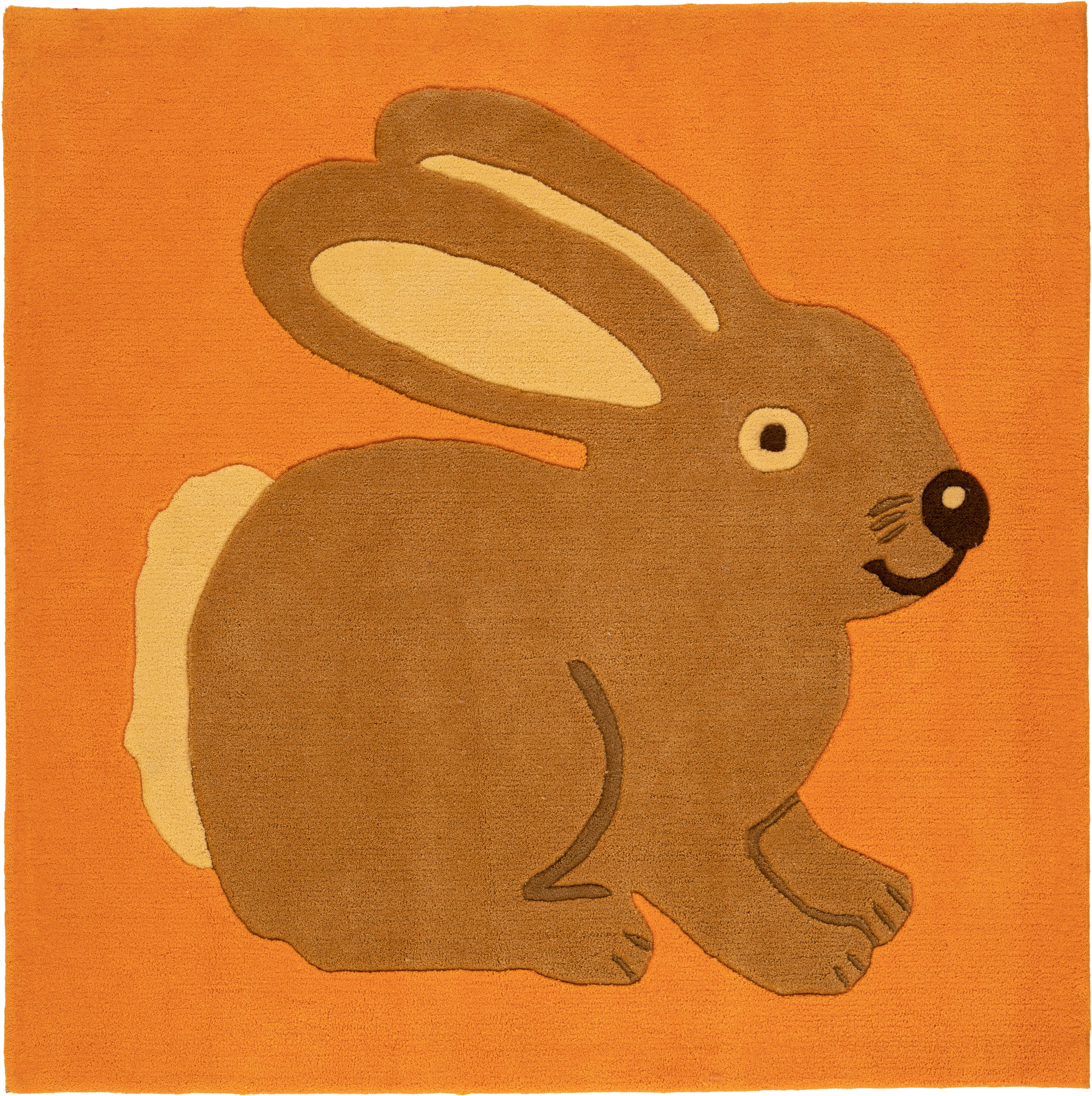 Arte Espina Kurzflorteppich Joy 295 orange B/L: ca. 130x130 cm Joy 295 - orange (130,00/130,00cm) - Arte Espina