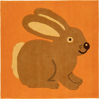 Arte Espina Kurzflorteppich Joy 295 orange B/L: ca. 130x130 cm Joy 295 - orange (130,00/130,00cm) - Arte Espina