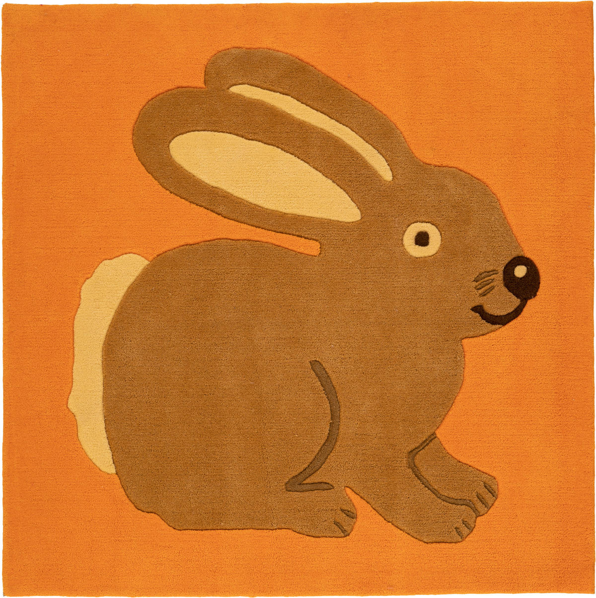 Arte Espina Kurzflorteppich Joy 295 orange B/L: ca. 130x130 cm Joy 295 - orange (130,00/130,00cm) - Arte Espina