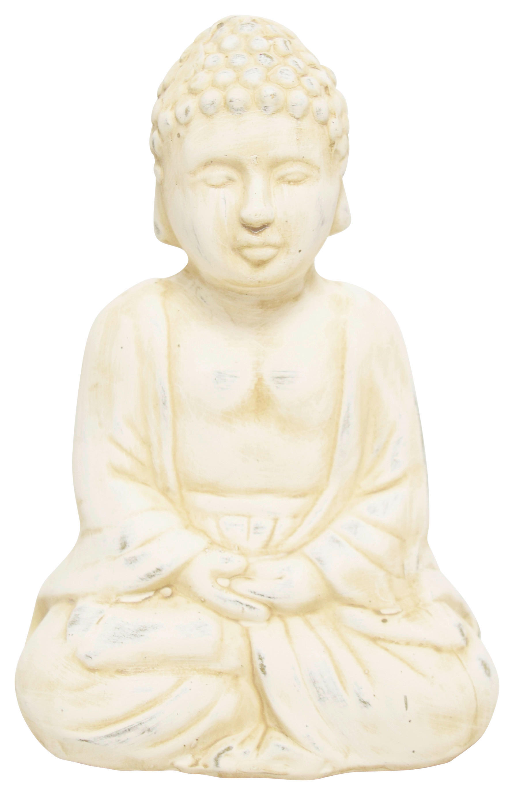 Buddha Deko-Figur_Buddha - beige (12,00/16,00/25,00cm)