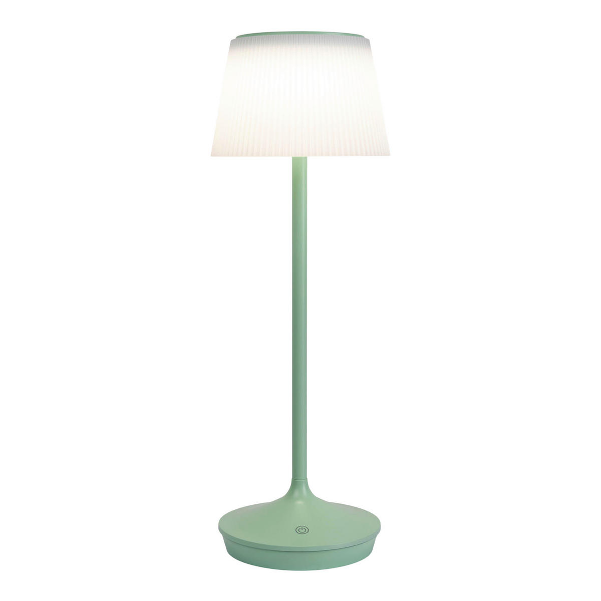 LED-Solar-Tischleuchte mint Metall Kunststoff B/H/T/D: ca. 13x38x13x13 cm EMMI - mint (13,00/38,00/13,00cm) - Näve Leuchten