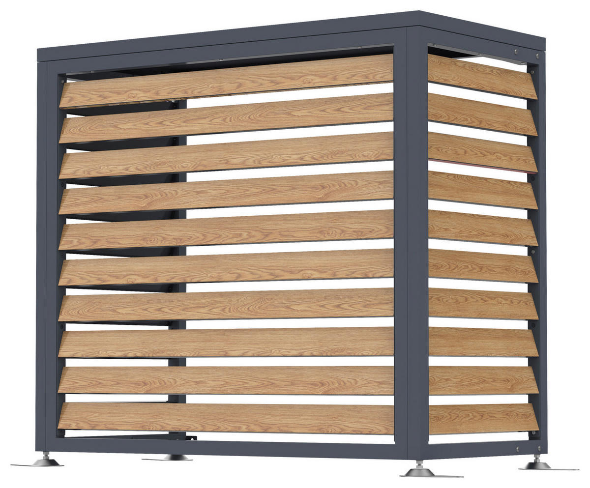 Westmann Verkleidung Wärmepumpe Boxa Holzoptik B/H/L: ca. 100x97x56 cm Boxa - Holzoptik (56,00/100,00/97,00cm) - Westmann
