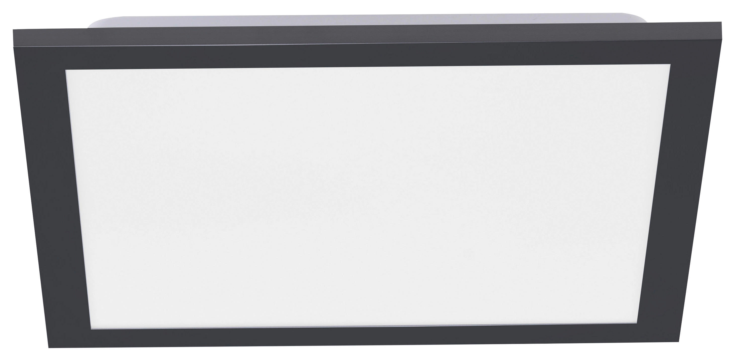 Just Light LED-Deckenpanel FLAT 14754-18 weiß schwarz Metall Kunststoff B/H/T: ca. 29,5x6,5x29,5 cm 1 Brennstellen FLAT - weiß/schwarz (29,50/6,50/29,50cm) - Just Light