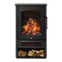HOMCOM Elektrokamin 820-178 schwarz B/H/T: ca. 44,5x74x32,1 cm Elektrokamin MH820-178 - schwarz (44,50/74,00/32,10cm) - HOMCOM