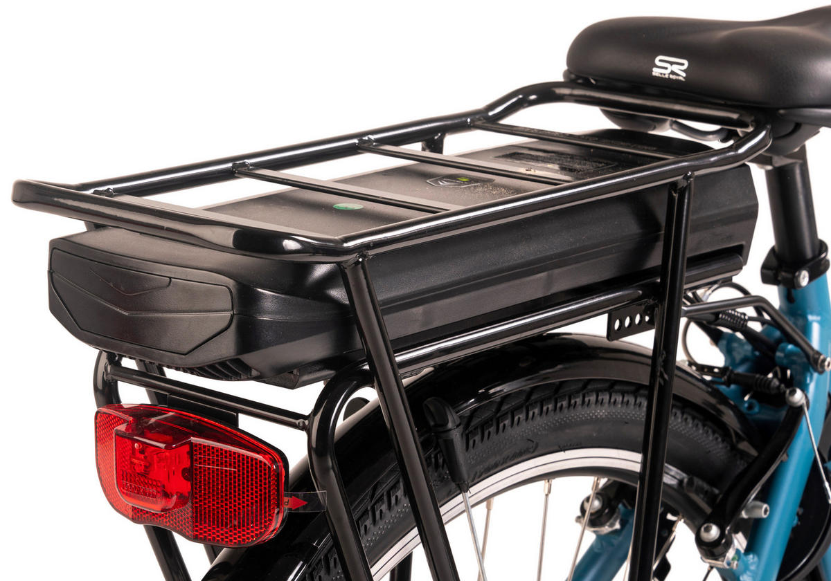 Hollandia City E-Bike Optima Basic KS189E 28 Zoll Rahmenhöhe 44 cm 7 Gänge türkis türkis ca. 250 W ca. 36 V ca. 28 Zoll Optima Basic - türkis - Hollandia
