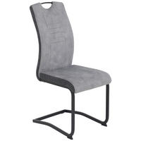 Schwingstuhl Riga, 4er-Set hellgrau anthrazit B/H/T: ca. 44x100x60 cm Riga, 4er-Set - hellgrau/anthrazit (44,00/100,00/60,00cm) - Hela