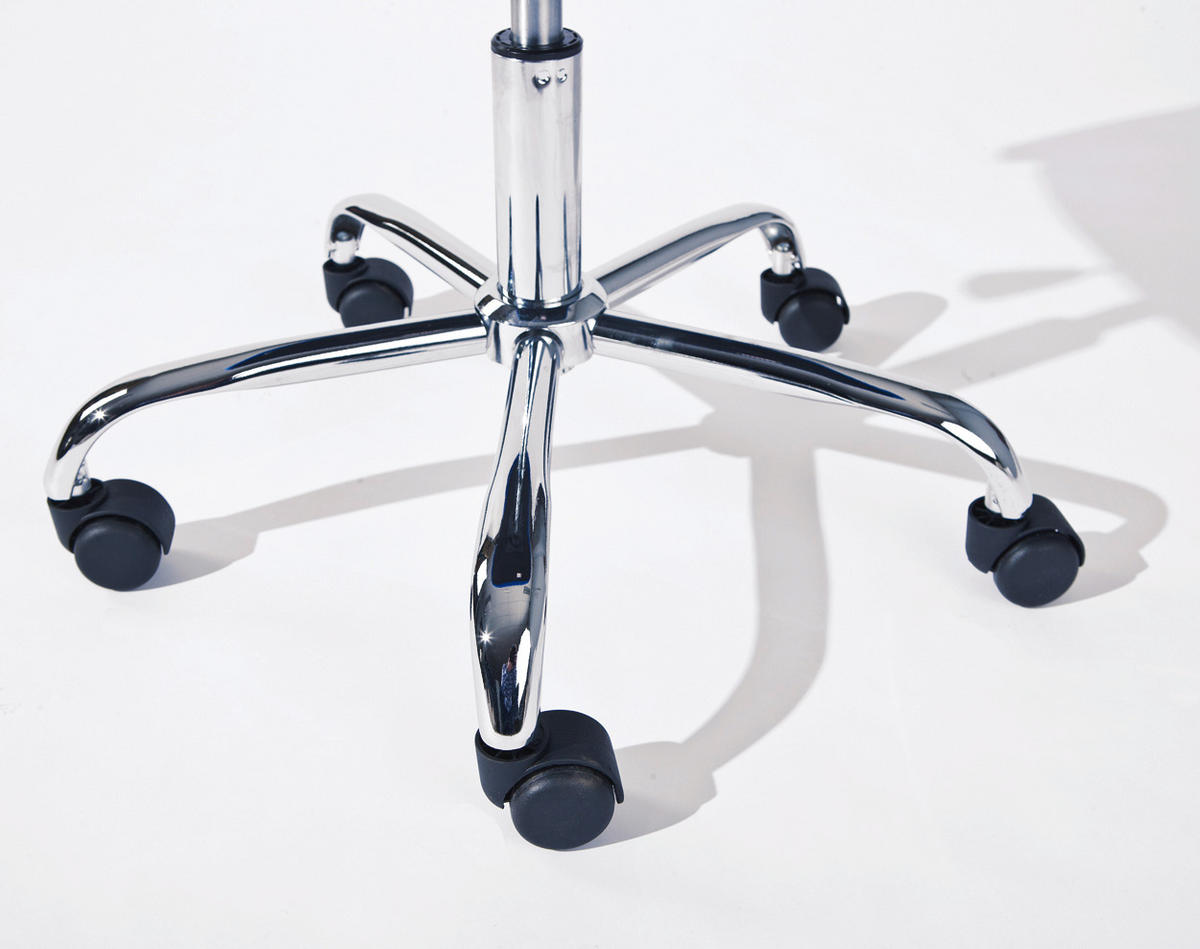 Drehstuhl Bonnie blau Metall Kunststoff Bonnie - blau (43,00/88,00/53,00cm) - Inter Link