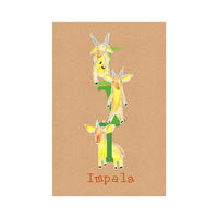 Komar Poster ABC Animal I Buchstaben B/L: ca. 50x70 cm ABC Animal I - (50,00/70,00cm) - Komar