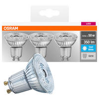 OSRAM Reflektorlampe AC2705 3er Pack GU10 LED-Reflektorlampe_3erPack GU10 - klar (5,10cm) - OSRAM
