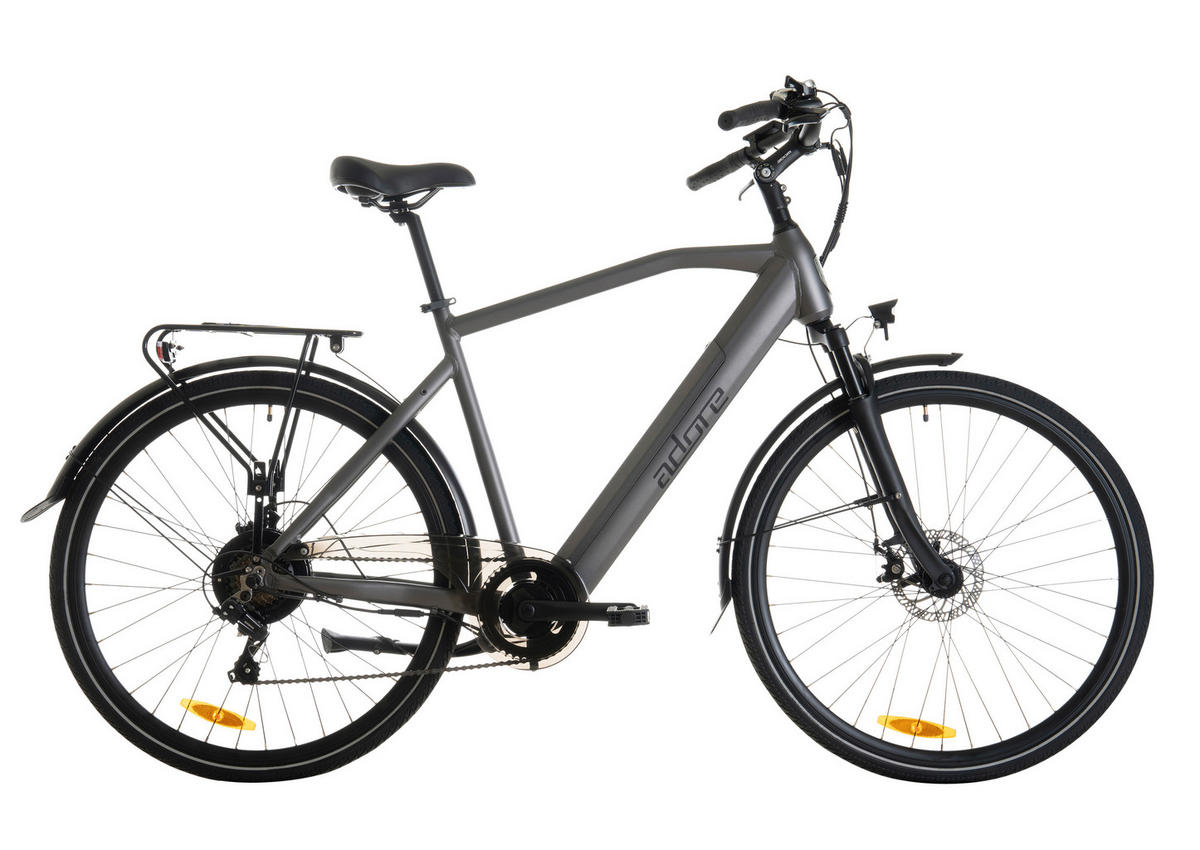 Adore E-Bike CV-190 CV-190 28 Zoll Rahmenhöhe 53 cm 7 Gänge anthrazit anthrazit ca. 250 W ca. 28 Zoll CV-190 - anthrazit - Adore