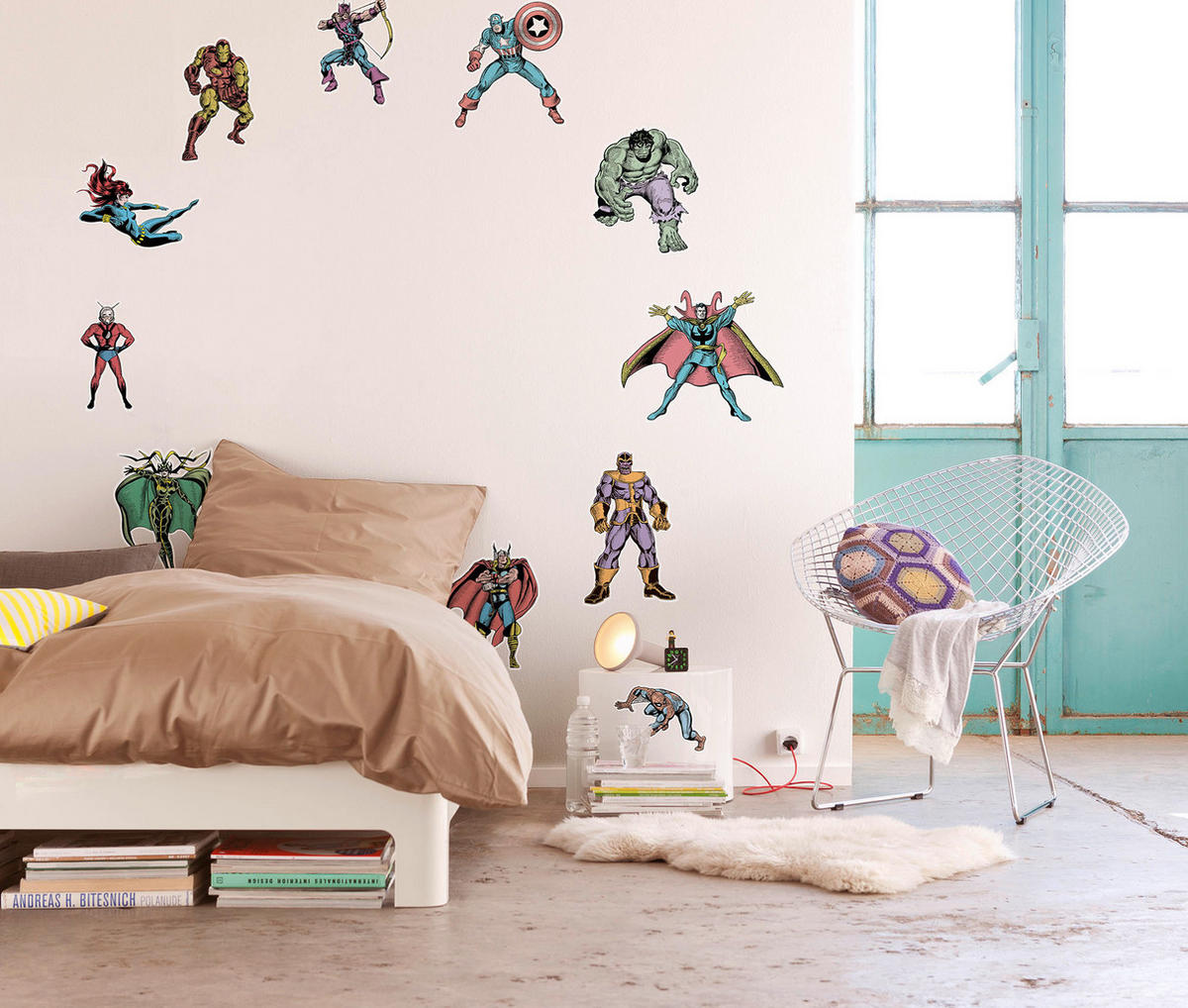 Komar Wandtattoo Marvel Comics Collection Disney Marvel Comics Collection B/L: ca. 100x70 cm Marvel Comics Collection - (100,00/70,00cm) - Komar