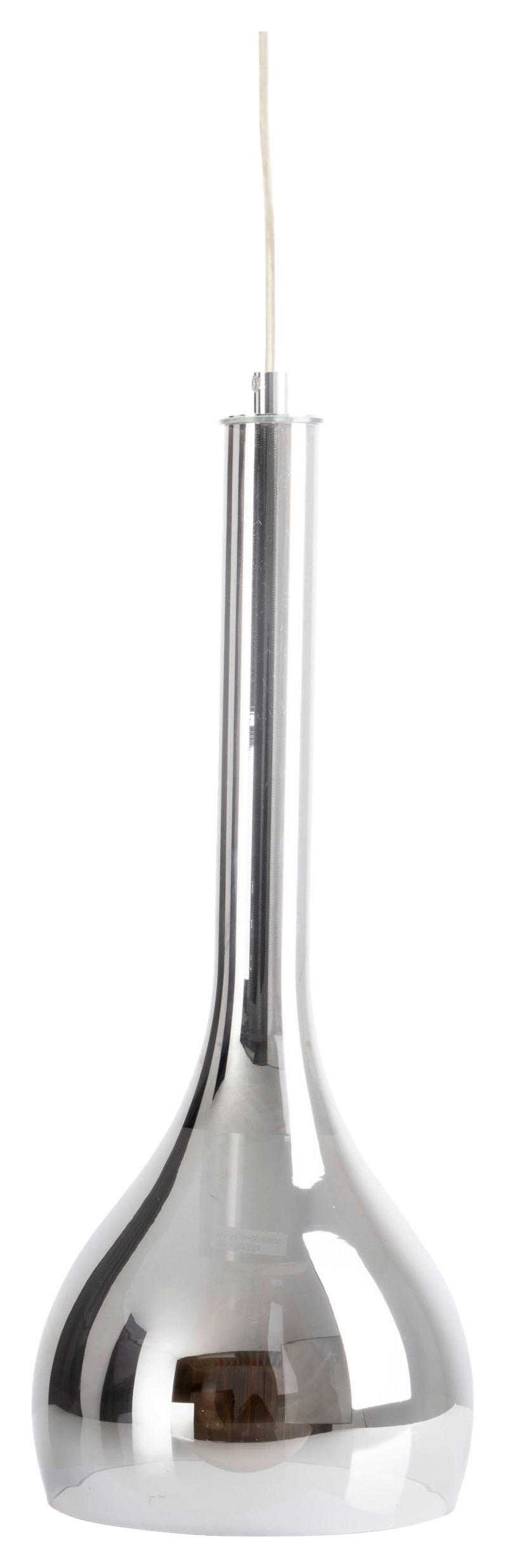 Näve Leuchten Pendelleuchte 6127097 anthrazit Glas Metall B/H/T: ca. 16x143x16 cm E27 1 Brennstellen Vaso - anthrazit (16,00/143,00/16,00cm) - Näve Leuchten