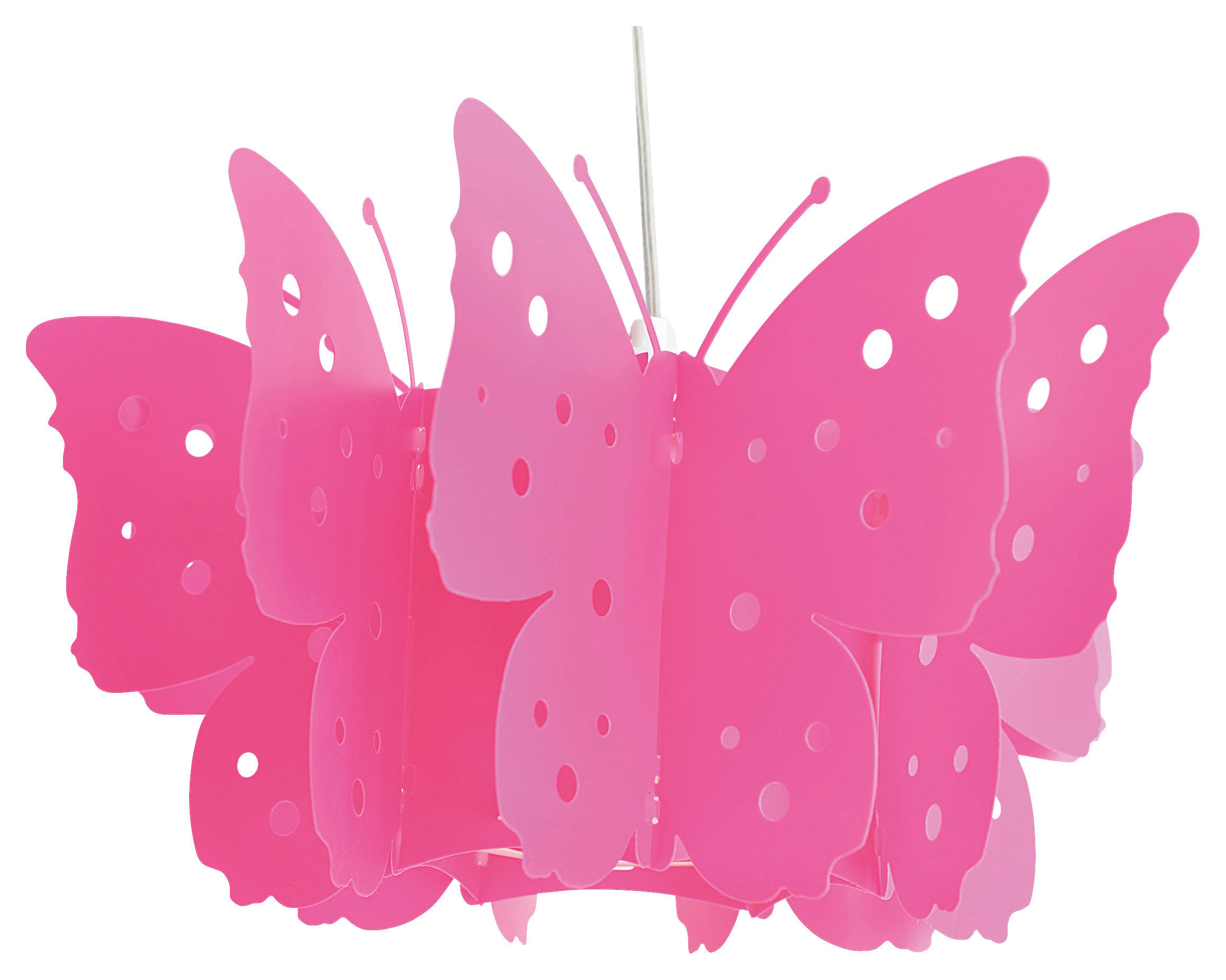 Näve Leuchten Lampenschirm pink B/H/T/D: ca. 46x22x46x46 cm KIZI - pink (46,00/22,00/46,00cm) - Näve Leuchten