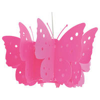 Näve Leuchten Lampenschirm pink B/H/T/D: ca. 46x22x46x46 cm KIZI - pink (46,00/22,00/46,00cm) - Näve Leuchten