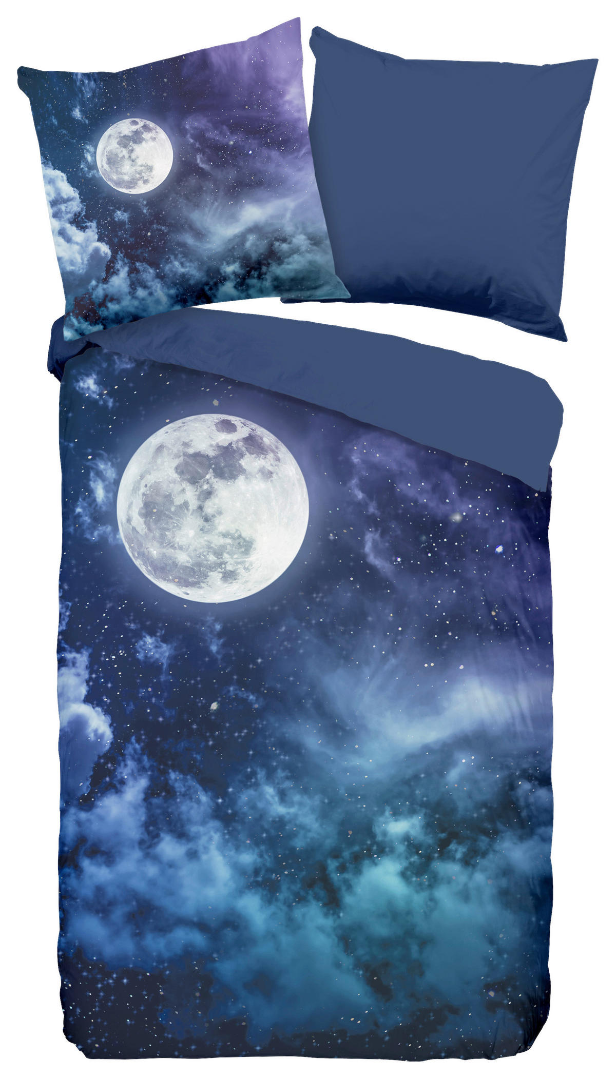 Microfaser Bettwäsche Universe Universe - Multi (135,00/200,00cm) - Pure