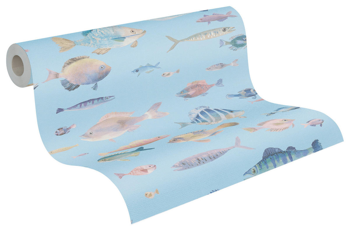 A.S.Creation Vliestapete bunt rosa B/H/D: ca. 53x1005x8 cm Vliestapete - bunt/rosa (8,00/1005,00cm) - A.S.Creation