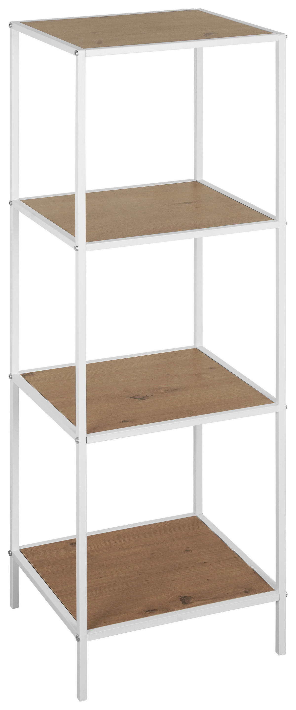 Standregal Sensation weiß Eiche Nachbildung B/H/T: ca. 37x118x33 cm Sensation - Eiche/weiß (37,00/118,00/33,00cm)