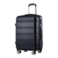 Hartschalenkoffer schwarz Kunststoff B/H/L: ca. 52x76x30 cm Hartschalenkoffer_XXL - schwarz (30,00/52,00/76,00cm)