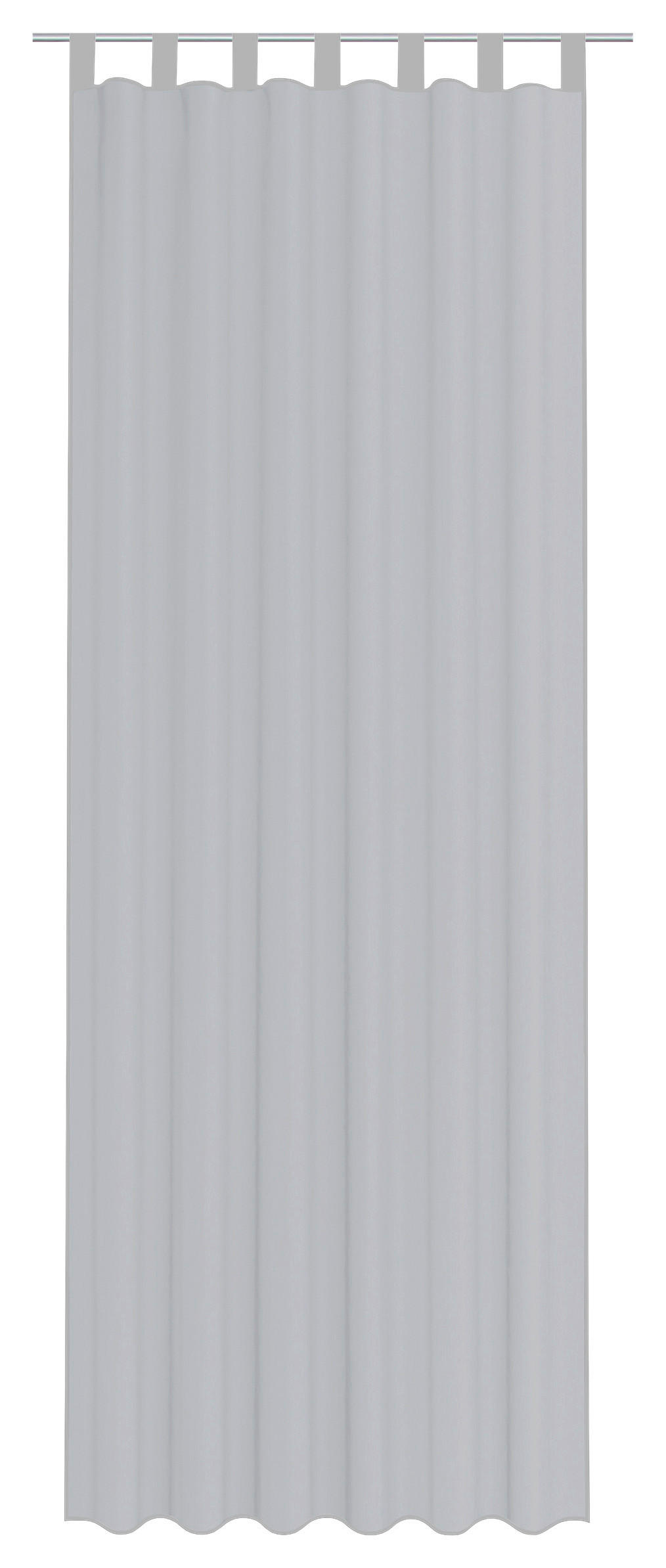 Kombivorhang Nouveau silber B/L: ca. 140x245 cm Nouveau - silber (140,00/245,00cm) - POCOline