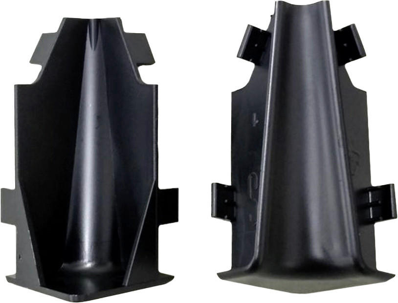Innenecke schwarz L/B/H: ca. 1x1x5,8 cm Innenecke Schwarz 58mm (2 Stück) - schwarz (1,00/1,00/5,80cm)