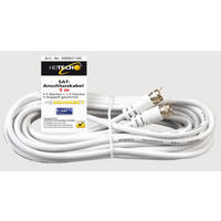 Heitech SAT-Anschlusskabel SAT-Anschlusskabel 5,0m - (500,00cm) - Heitech