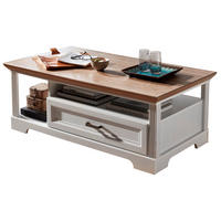 Couchtisch Jasmin Eiche Artisan Nachbildung weiß Pinie Nachbildung B/H/T: ca. 120x45x67 cm Jasmin - Eiche/weiß (120,00/45,00/67,00cm)