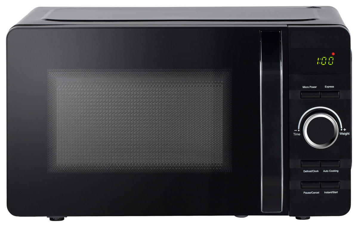 POCOline Mikrowelle 20UX39-L schwarz Metall B/H/L: ca. 34x26x45 cm ca. 20 l Mikrowelle_Shenzhen - schwarz (45,00/34,00/26,00cm) - POCOline