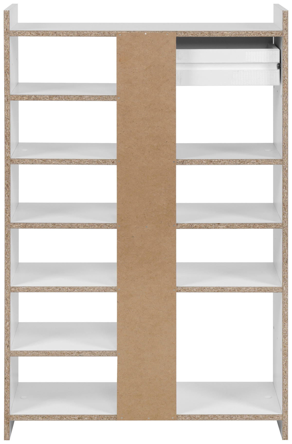 Regal Münster weiß B/H/T: ca. 72x109x25 cm Münster - weiß (72,00/109,00/25,00cm)