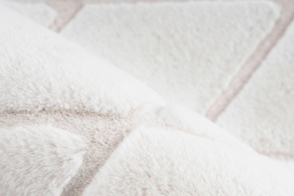 360Living Teppich Vivica creme B/L: ca. 80x150 cm Vivica - weiß/creme (80,00/150,00cm) - 360Living