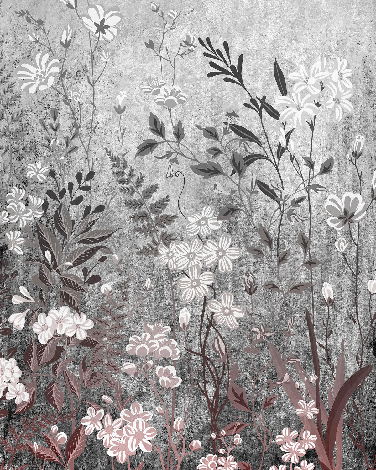 Komar Fototapete Moonlight Flowers B/L: ca. 200x250 cm Moonlight Flowers - (200,00/250,00cm) - Komar