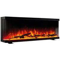 KAMINIO Elektrischer-Kamin LEA schwarz Metall B/H/T: ca. 107,1x43x20 cm ca. 1800 W LEA - schwarz (107,10/43,00/20,00cm) - KAMINIO