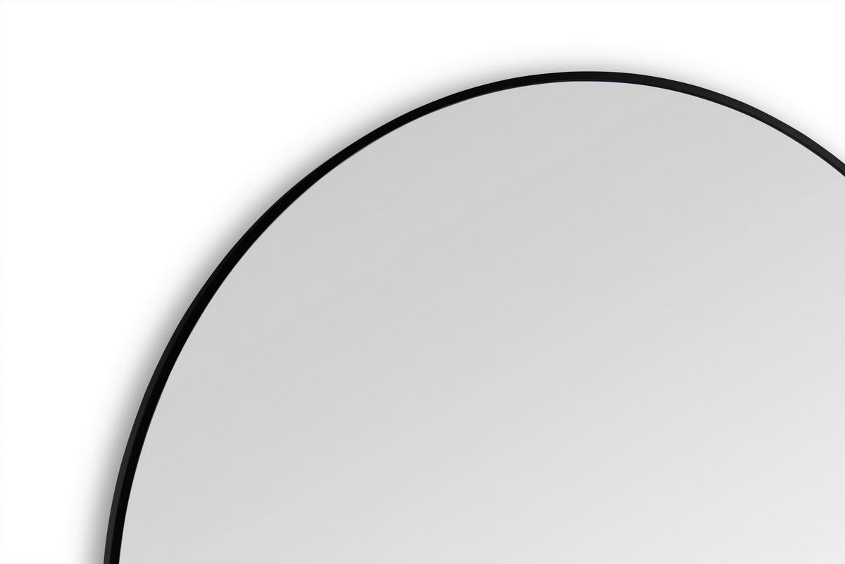 Metallspiegel Britt schwarz D: ca. 100 cm Britt - schwarz (100,00cm)
