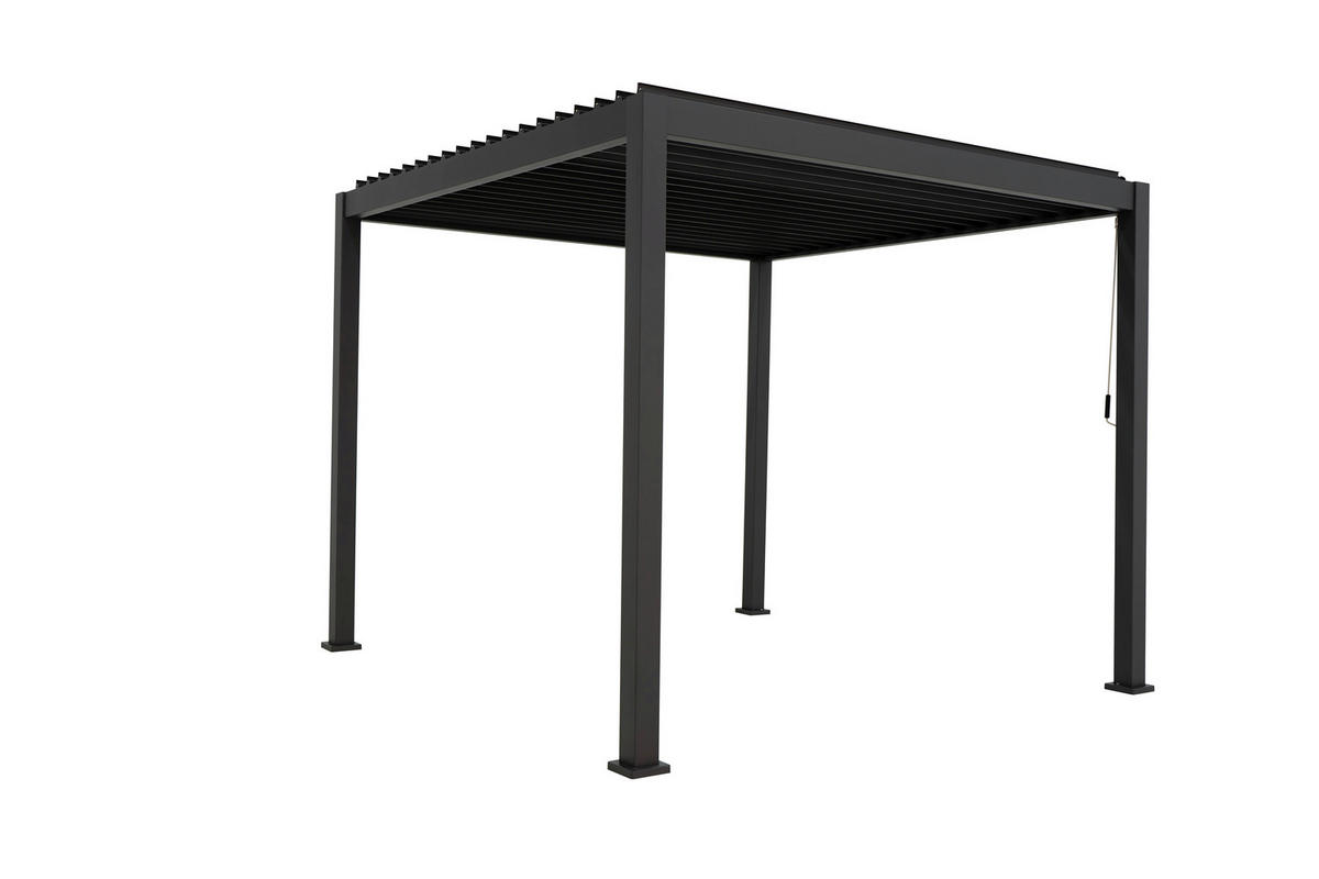 Mirador Pergola Deluxe anthrazit Aluminium B/H/L: ca. 300x250x300 cm Deluxe - anthrazit (300,00/300,00/250,00cm) - Mirador